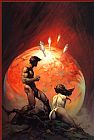 Frank Frazetta Invaders painting